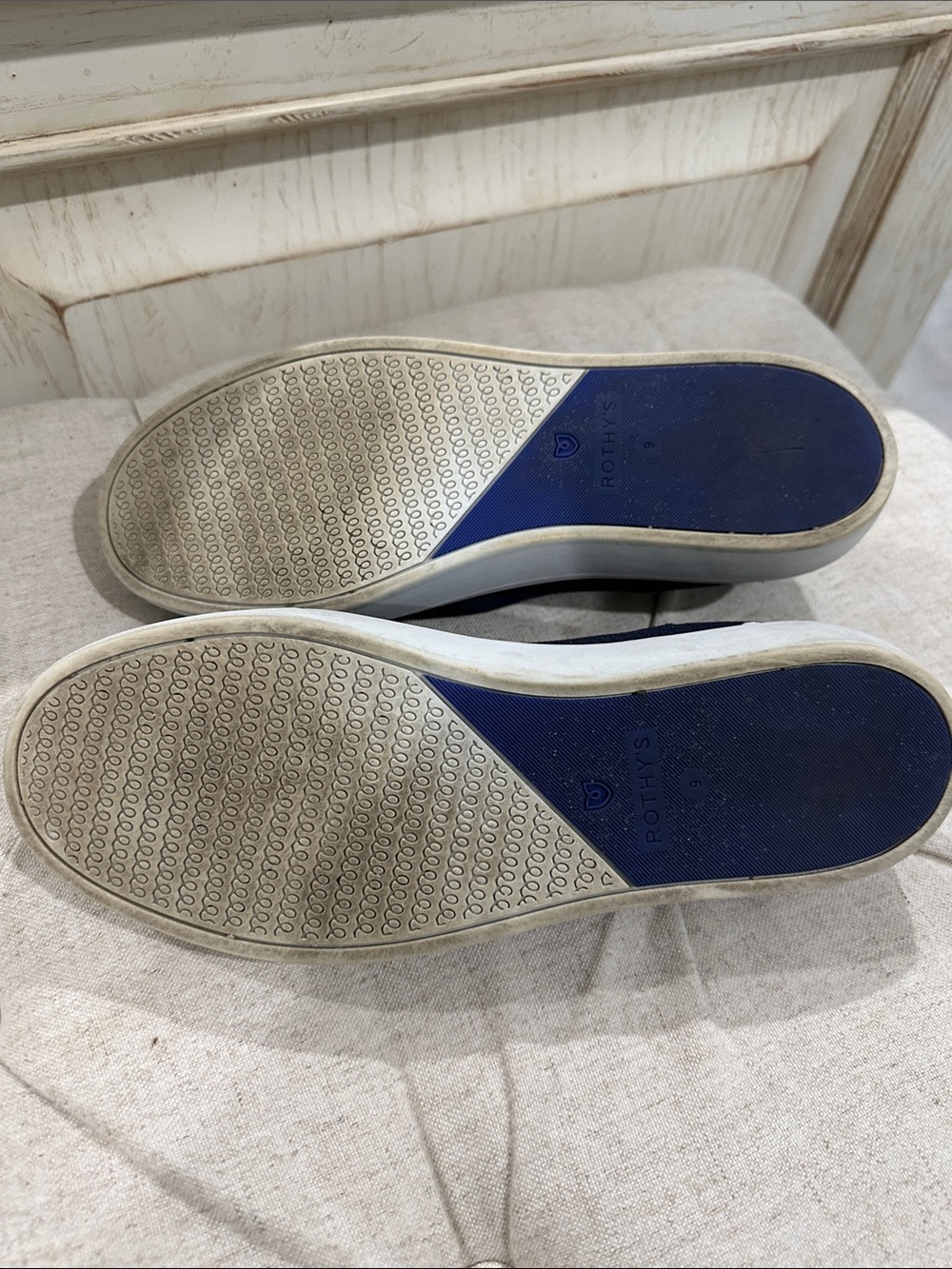 Rothy’s  Slip-On Knit Sneaker — Navy Blue size 9 - Picture 6 of 6